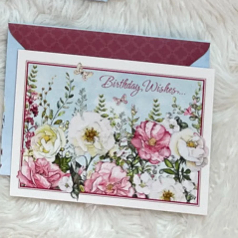 15 Assorted Birthday Cards with matching print envelopes